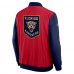 Florida Panthers Fanatics Bright Cardinal 2026 NHL Winter Classic Authentic Pro Full-Zip Bomber Jacket