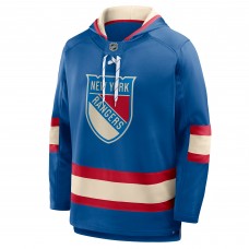 Толстовка New York Rangers Fanatics Blue 2026 NHL Winter Classic Lace Collar