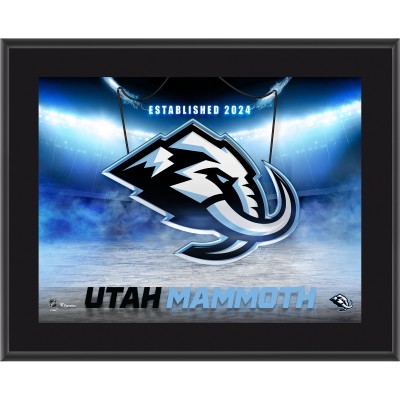 Utah Mammoth Fanatics Authentic 10.5 x 13 Horizontal Team Logo Sublimated Plaque