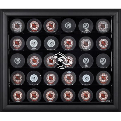 Utah Mammoth Fanatics Authentic 30-Puck Black Display Case