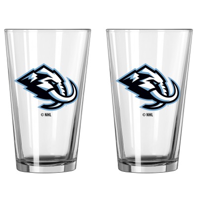 Utah Mammoth Two-Piece 16oz. Pattern Pint Glass Set