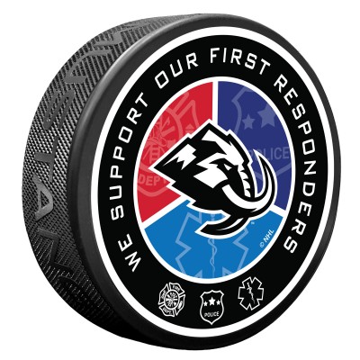 Utah Mammoth First Responders Hockey Puck