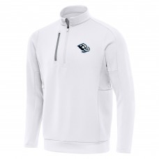 Utah Mammoth Antigua White Generation Quarter-Zip Pullover