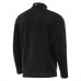 Utah Mammoth Antigua Black Generation Quarter-Zip Pullover