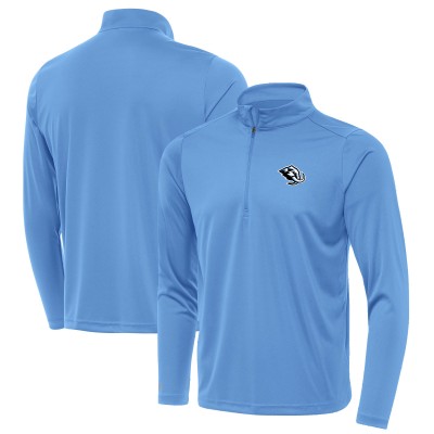 Utah Mammoth Antigua Powder Blue Tribute Quarter-Zip Pullover