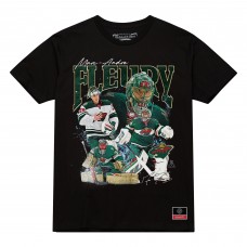 Футболка Minnesota Wild Marc-Andre Fleury Mitchell & Ness Black Collage