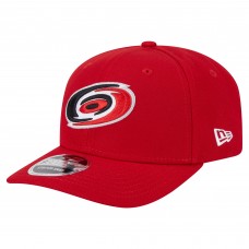 Бейсболка Carolina Hurricanes New Era Red Logo Basic 9SEVENTY