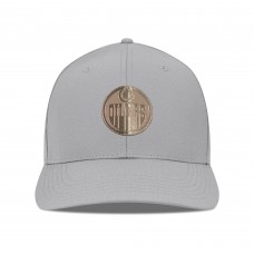 Бейсболка Edmonton Oilers Levelwear Gray Rise Copper Insignia