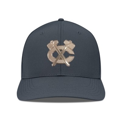 Бейсболка Chicago Blackhawks Levelwear Charcoal Rise Copper Insignia