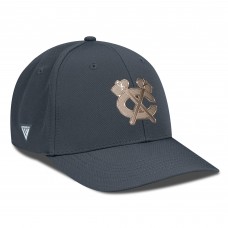 Бейсболка Chicago Blackhawks Levelwear Charcoal Rise Copper Insignia