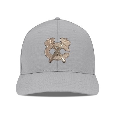 Бейсболка Chicago Blackhawks Levelwear Gray Rise Copper Insignia