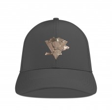 Бейсболка Pittsburgh Penguins Levelwear Charcoal Ascend Copper Insignia Vented