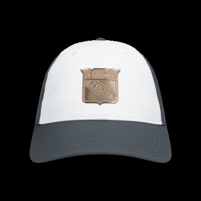 Бейсболка New York Rangers Levelwear White/Charcoal Endure Copper Insignia
