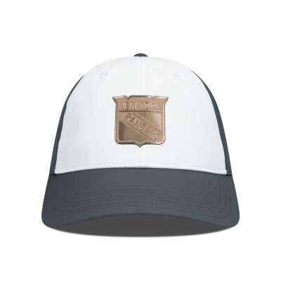Бейсболка New York Rangers Levelwear White/Charcoal Endure Copper Insignia