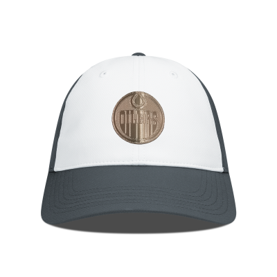 Бейсболка Edmonton Oilers Levelwear White/Charcoal Endure Copper Insignia