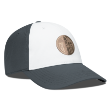 Бейсболка Edmonton Oilers Levelwear White/Charcoal Endure Copper Insignia