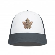 Бейсболка Toronto Maple Leafs Levelwear White/Charcoal Endure Copper Insignia
