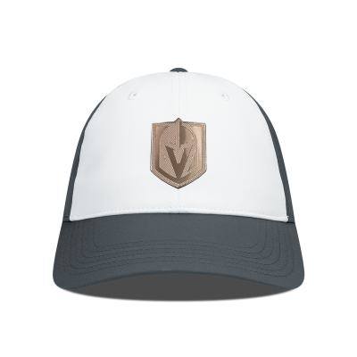 Бейсболка Vegas Golden Knights Levelwear White/Charcoal Endure Copper Insignia