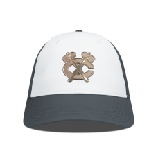 Бейсболка Chicago Blackhawks Levelwear White/Charcoal Endure Copper Insignia