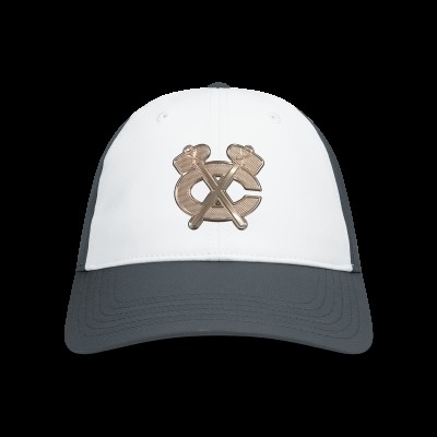 Бейсболка Chicago Blackhawks Levelwear White/Charcoal Endure Copper Insignia
