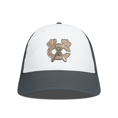 Бейсболка Chicago Blackhawks Levelwear White/Charcoal Endure Copper Insignia