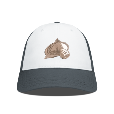 Бейсболка Colorado Avalanche Levelwear White/Charcoal Endure Copper Insignia