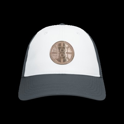 Бейсболка Boston Bruins Levelwear White/Charcoal Endure Copper Insignia