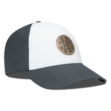 Бейсболка Boston Bruins Levelwear White/Charcoal Endure Copper Insignia