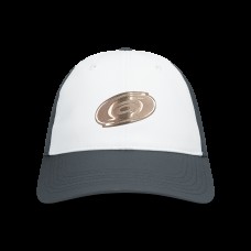 Бейсболка Carolina Hurricanes Levelwear White/Charcoal Endure Copper Insignia