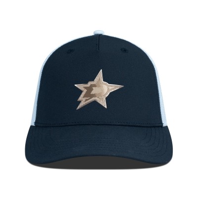 Бейсболка Dallas Stars Levelwear Black/White Signal Copper Insignia Trucker
