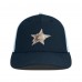 Бейсболка Dallas Stars Levelwear Black/White Signal Copper Insignia Trucker