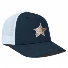 Бейсболка Dallas Stars Levelwear Black/White Signal Copper Insignia Trucker