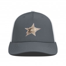Бейсболка Dallas Stars Levelwear Charcoal/White Signal Copper Insignia Trucker