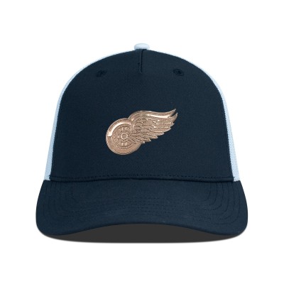 Бейсболка Detroit Red Wings Levelwear Black/White Signal Copper Insignia Trucker