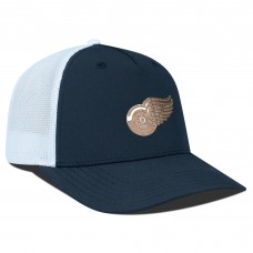 Бейсболка Detroit Red Wings Levelwear Black/White Signal Copper Insignia Trucker