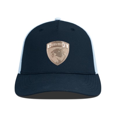 Бейсболка Florida Panthers Levelwear Black/White Signal Copper Insignia Trucker