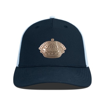 Бейсболка Los Angeles Kings Levelwear Black/White Signal Copper Insignia Trucker