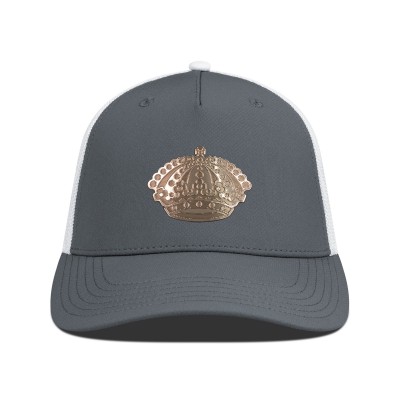 Бейсболка Los Angeles Kings Levelwear Charcoal/White Signal Copper Insignia Trucker