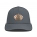 Бейсболка Los Angeles Kings Levelwear Charcoal/White Signal Copper Insignia Trucker