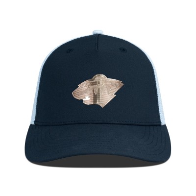 Бейсболка Minnesota Wild Levelwear Black/White Signal Copper Insignia Trucker
