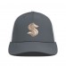 Бейсболка Seattle Kraken Levelwear Charcoal/White Signal Copper Insignia Trucker
