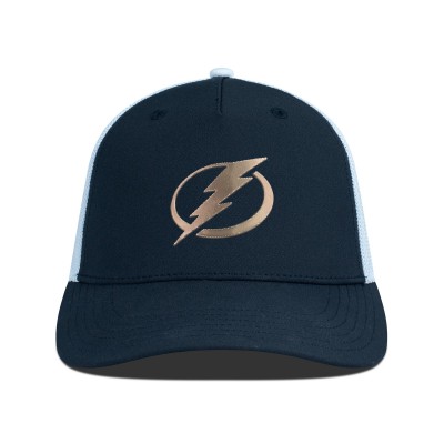 Бейсболка Tampa Bay Lightning Levelwear Black/White Signal Copper Insignia Trucker