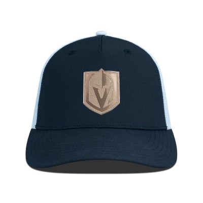 Бейсболка Vegas Golden Knights Levelwear Black/White Signal Copper Insignia Trucker