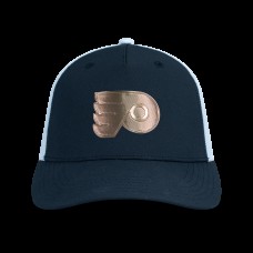 Бейсболка Philadelphia Flyers Levelwear Black/White Signal Copper Insignia Trucker