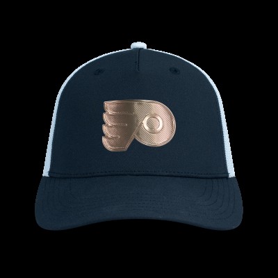 Бейсболка Philadelphia Flyers Levelwear Black/White Signal Copper Insignia Trucker