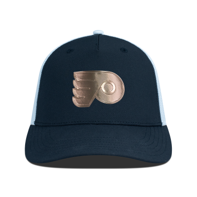 Бейсболка Philadelphia Flyers Levelwear Black/White Signal Copper Insignia Trucker