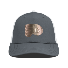 Бейсболка Philadelphia Flyers Levelwear Charcoal/White Signal Copper Insignia Trucker