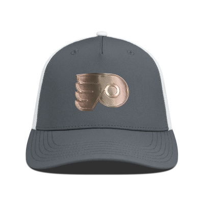 Бейсболка Philadelphia Flyers Levelwear Charcoal/White Signal Copper Insignia Trucker