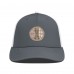 Бейсболка Boston Bruins Levelwear Charcoal/White Signal Copper Insignia Trucker