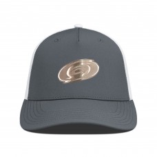 Бейсболка Carolina Hurricanes Levelwear Charcoal/White Signal Copper Insignia Trucker